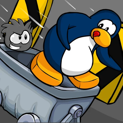 Club Penguin Cart Surfer